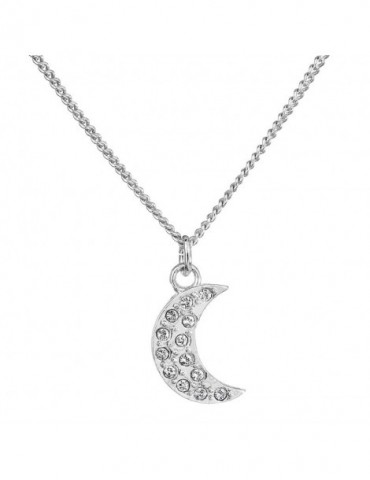 Collier Lune avec Chatons...