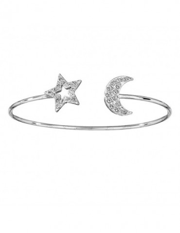 Bracelet étoile et lune Cristal SWAROVSKI