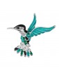 BROCHE COLIBRI TURQUOISE