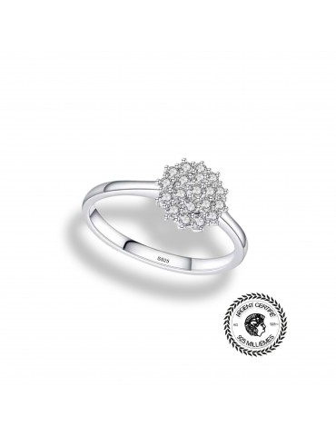 Bague Fleur Argent 925