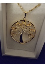 Photo from customer for Collier Arbre de Vie Cristal SWAROVSKI Placage Or